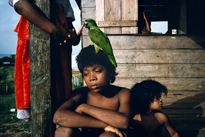 NICARAGUA. Puerto Cabezas. 1992. Miskito children.