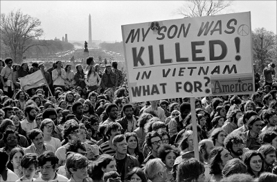 USA. Washington, D.C. 1971. Anti-Vietnam War rally on the National Mall.