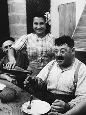 Vigneron en gironde,  1945