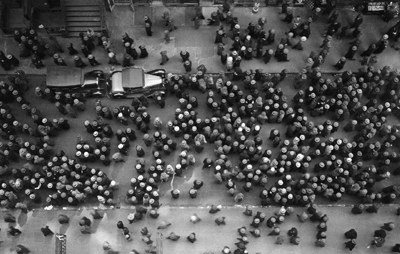Hats in the Garment District, New York, 1930